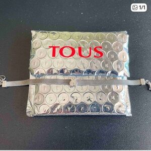 TOUS Sterling Silver Bear Mesh Bracelet